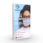 FogBlocker Anti-Fog Wet Wipes (20 wipes) - FogBlocker